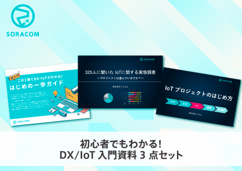 初心者でもわかる！DX/IoT入門資料3点セット